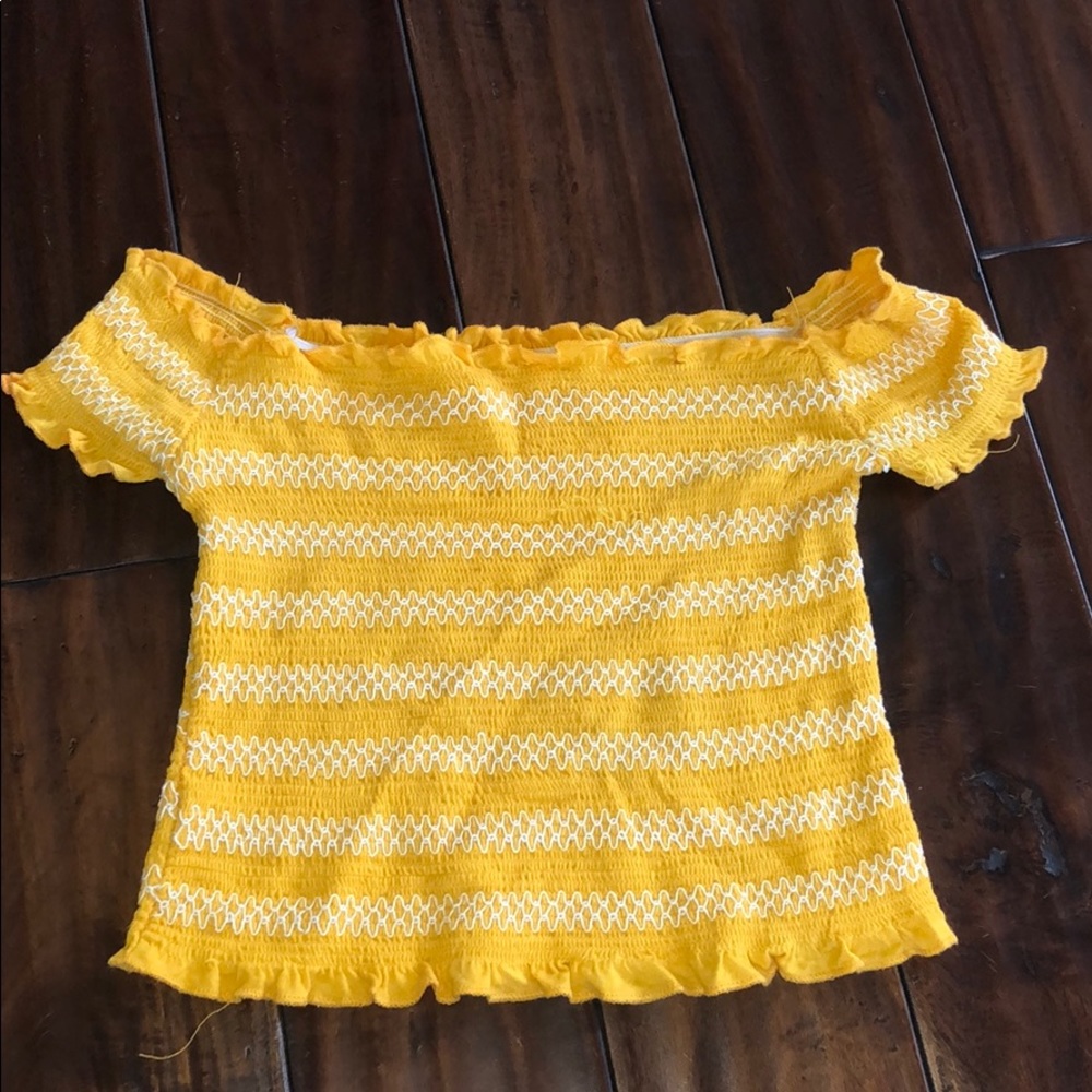 Ruffle Off Shoulder Top